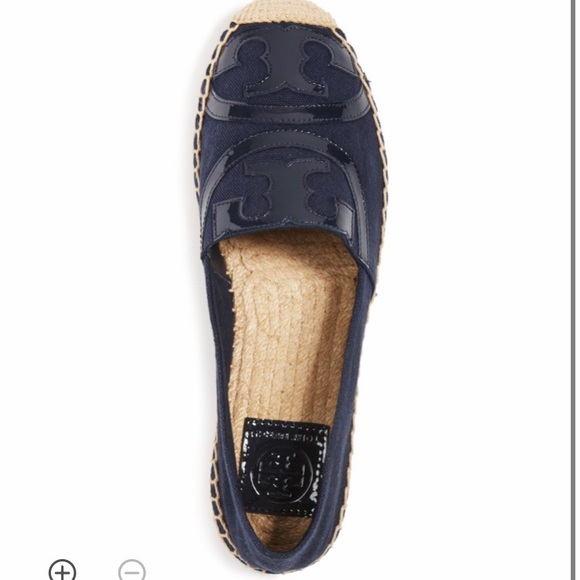 tory burch poppy espadrille navy
